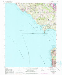 Download a high-resolution, GPS-compatible USGS topo map for Point Bonita, CA (1991 edition)