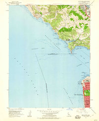 preview thumbnail of historical topo map of Marin County, CA in 1954