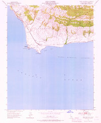 Download a high-resolution, GPS-compatible USGS topo map for Point Conception, CA (1968 edition)