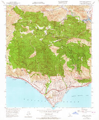 Download a high-resolution, GPS-compatible USGS topo map for Point Dume, CA (1964 edition)
