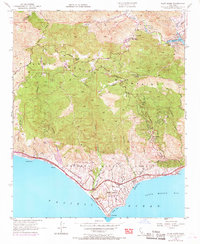Download a high-resolution, GPS-compatible USGS topo map for Point Dume, CA (1968 edition)