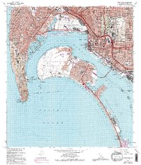 Download a high-resolution, GPS-compatible USGS topo map for Point Loma, CA (1994 edition)