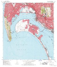 Download a high-resolution, GPS-compatible USGS topo map for Point Loma, CA (1970 edition)