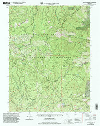 Download a high-resolution, GPS-compatible USGS topo map for Pony Buck Peak, CA (2003 edition)