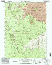 Download a high-resolution, GPS-compatible USGS topo map for Porcupine Butte, CA (2003 edition)