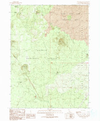 Download a high-resolution, GPS-compatible USGS topo map for Porcupine Butte, CA (1990 edition)
