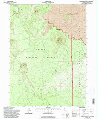 Download a high-resolution, GPS-compatible USGS topo map for Porcupine Butte, CA (1996 edition)