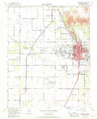 Download a high-resolution, GPS-compatible USGS topo map for Porterville, CA (1968 edition)