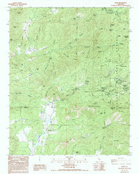 Download a high-resolution, GPS-compatible USGS topo map for Posey, CA (1994 edition)