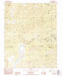 Download a high-resolution, GPS-compatible USGS topo map for Posey, CA (1987 edition)