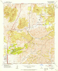 Download a high-resolution, GPS-compatible USGS topo map for Poway Valley, CA (1954 edition)