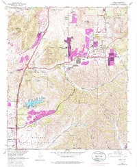Download a high-resolution, GPS-compatible USGS topo map for Poway, CA (1986 edition)