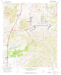 Download a high-resolution, GPS-compatible USGS topo map for Poway, CA (1975 edition)