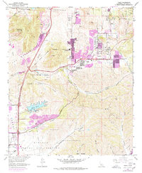 Download a high-resolution, GPS-compatible USGS topo map for Poway, CA (1978 edition)