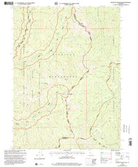 Download a high-resolution, GPS-compatible USGS topo map for Prescott Mountain, CA (2001 edition)