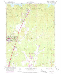 preview thumbnail of historical topo map of Shasta County, CA in 1957