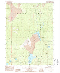 preview thumbnail of historical topo map of Lassen County, CA in 1985