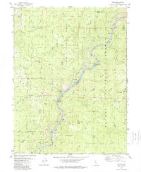 Download a high-resolution, GPS-compatible USGS topo map for Pulga, CA (1979 edition)