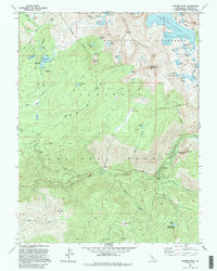 Download a high-resolution, GPS-compatible USGS topo map for Pyramid Peak, CA (1994 edition)