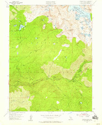 Download a high-resolution, GPS-compatible USGS topo map for Pyramid Peak, CA (1959 edition)
