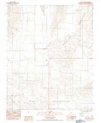Download a high-resolution, GPS-compatible USGS topo map for Quail Spring, CA (1984 edition)