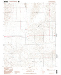 preview thumbnail of historical topo map of San Bernardino County, CA in 1996