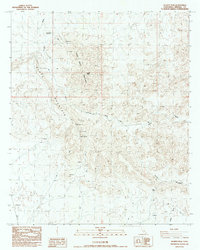 Download a high-resolution, GPS-compatible USGS topo map for Quartz Peak, CA (1988 edition)