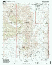 preview thumbnail of historical topo map of San Bernardino County, CA in 1995