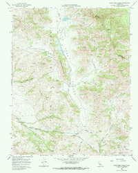 Download a high-resolution, GPS-compatible USGS topo map for Quien Sabe Valley, CA (1971 edition)