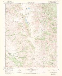 preview thumbnail of historical topo map of San Benito County, CA in 1968