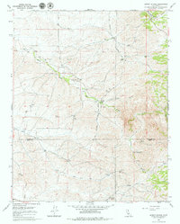 preview thumbnail of historical topo map of Tulare County, CA in 1965