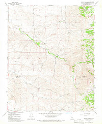 preview thumbnail of historical topo map of Tulare County, CA in 1965