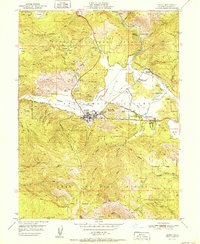 Download a high-resolution, GPS-compatible USGS topo map for Quincy, CA (1951 edition)