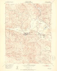 1951 Map of Quincy