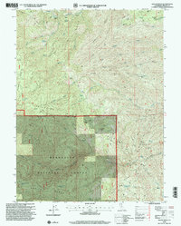 Download a high-resolution, GPS-compatible USGS topo map for Raglin Ridge, CA (2001 edition)