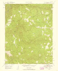 1948 Map of Railroad Flat, 1958 Print