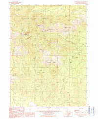 preview thumbnail of historical topo map of Siskiyou County, CA in 1990