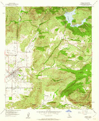 Download a high-resolution, GPS-compatible USGS topo map for Ramona, CA (1960 edition)