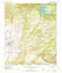 Download a high-resolution, GPS-compatible USGS topo map for Ramona, CA (1973 edition)