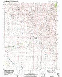 preview thumbnail of historical topo map of Madera County, CA in 1999