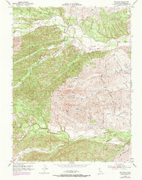 Download a high-resolution, GPS-compatible USGS topo map for Red Bank, CA (1970 edition)