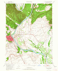 Download a high-resolution, GPS-compatible USGS topo map for Red Bluff East, CA (1965 edition)