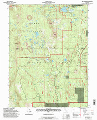 Download a high-resolution, GPS-compatible USGS topo map for Red Cinder, CA (1998 edition)