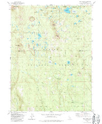 Download a high-resolution, GPS-compatible USGS topo map for Red Cinder, CA (1987 edition)