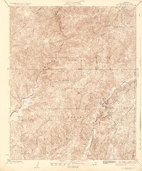 preview thumbnail of historical topo map of Los Angeles County, CA in 1936