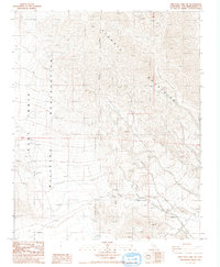 Download a high-resolution, GPS-compatible USGS topo map for Red Pass Lake NE, CA (1986 edition)