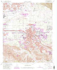 Download a high-resolution, GPS-compatible USGS topo map for Redlands, CA (1988 edition)