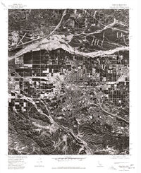 preview thumbnail of historical topo map of Redlands, CA in 1975