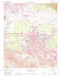 Download a high-resolution, GPS-compatible USGS topo map for Redlands, CA (1980 edition)