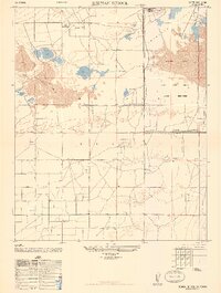 preview thumbnail of historical topo map of Los Angeles County, CA in 1947